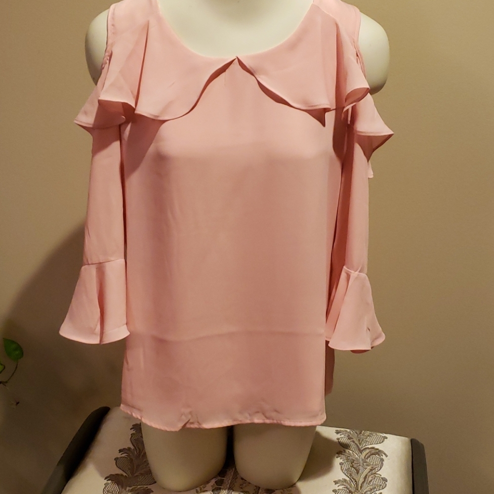 Cold shoulder blouse